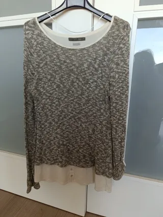 Jersey largo de algodón