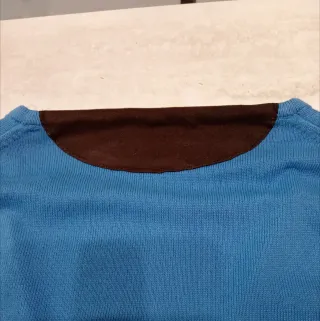 Maglia uomo blu con bottoni