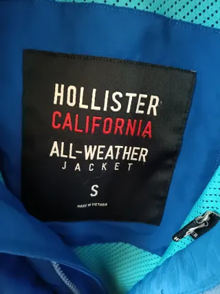 Abrigo Hollister Impermeable Talla S