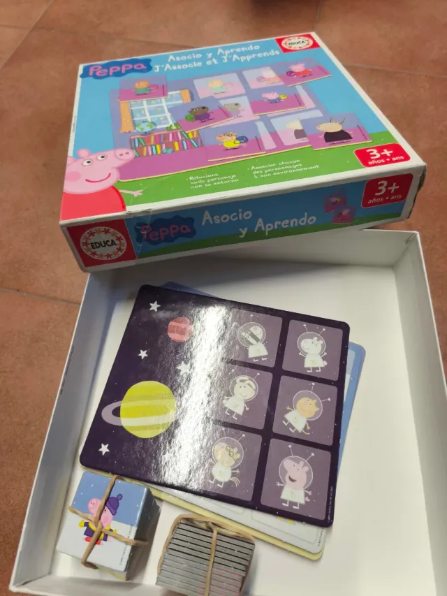 Peppa Pig Asocio y Aprendo Juego Educativo