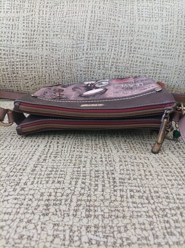 Bolso Anekke marrón y multicolor