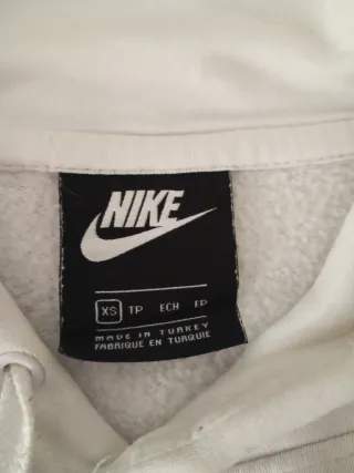 Sudadera Nike Blanca Talla XS
