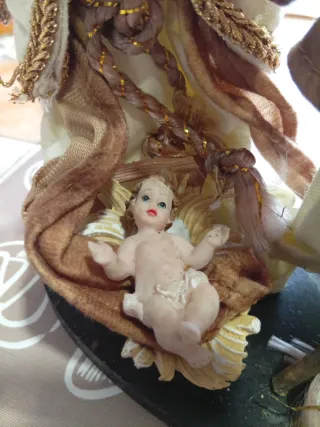 Natività Presepe Napoletano Vintage 21x17 cm