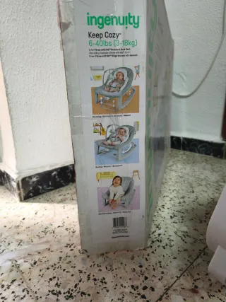 Hamaca Mecedora Ingenuity Keep Cozy