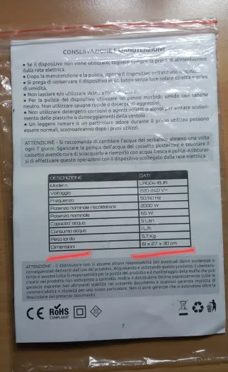 Climatizzatore portatile EKO AIR bianco