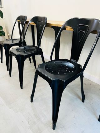 Mesas y Sillas Madera/Metal Maisons du Monde