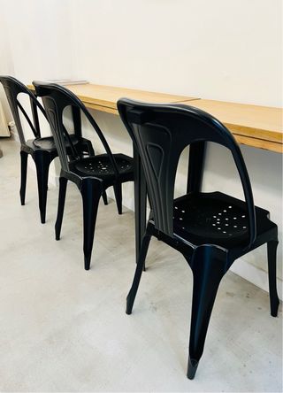 Mesas y Sillas Madera/Metal Maisons du Monde