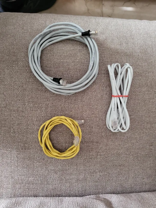 3 Cables Ethernet Cat 5