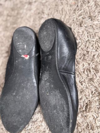 Bailarinas Stradivarius Negras T-Strap