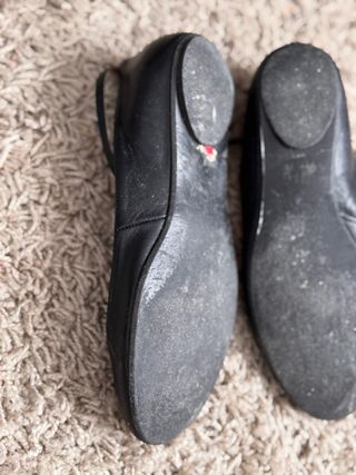 Bailarinas Stradivarius Negras T-Strap