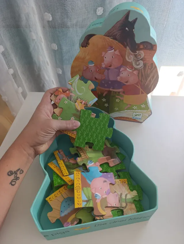 Puzzle Djeco Los Tres Cerditos