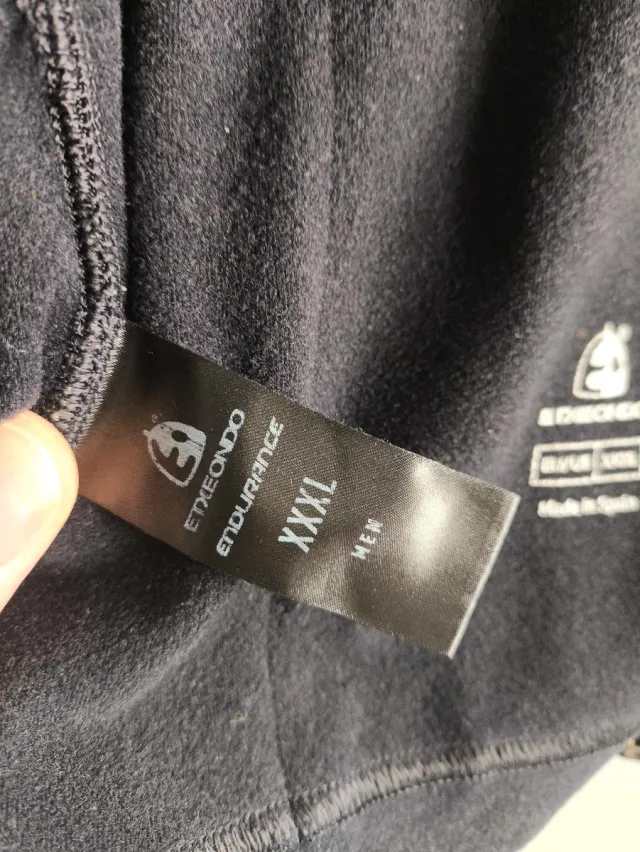 Chaqueta Térmica Etxeondo Arri Negra Talla XXXL