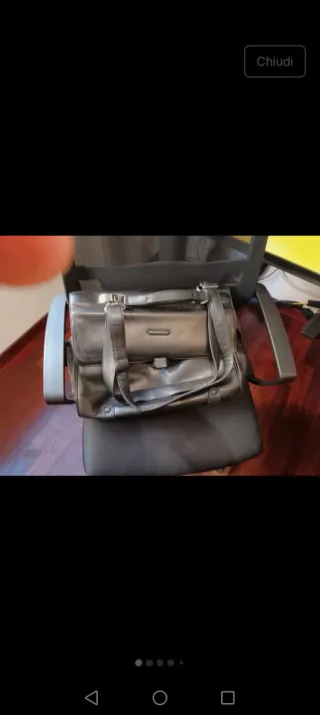 Borsa Piquadro uomo pelle nera