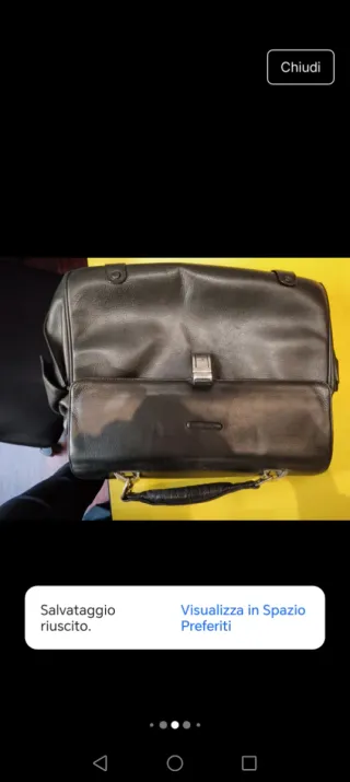 Borsa Piquadro uomo pelle nera