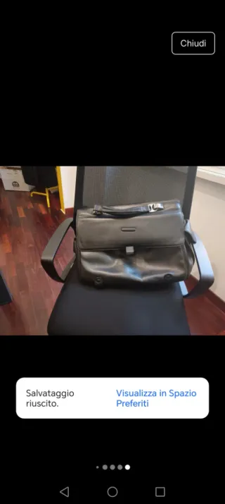 Borsa Piquadro uomo pelle nera