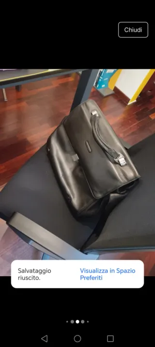 Borsa Piquadro uomo pelle nera