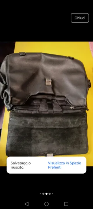 Borsa Piquadro uomo pelle nera
