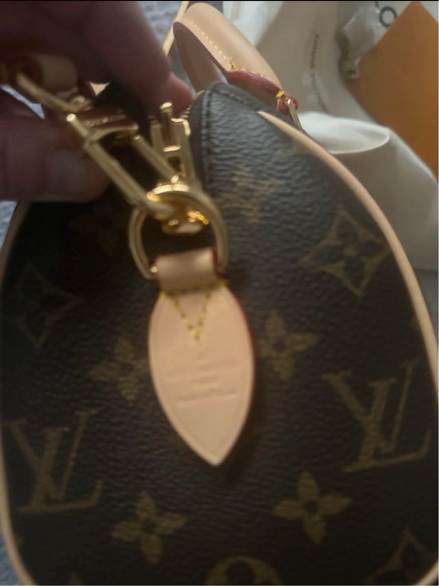 Louis Vuitton Speedy Bandolera Marrón/Beige