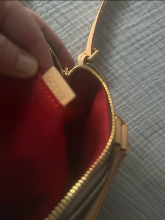 Louis Vuitton Speedy Bandolera Marrón/Beige