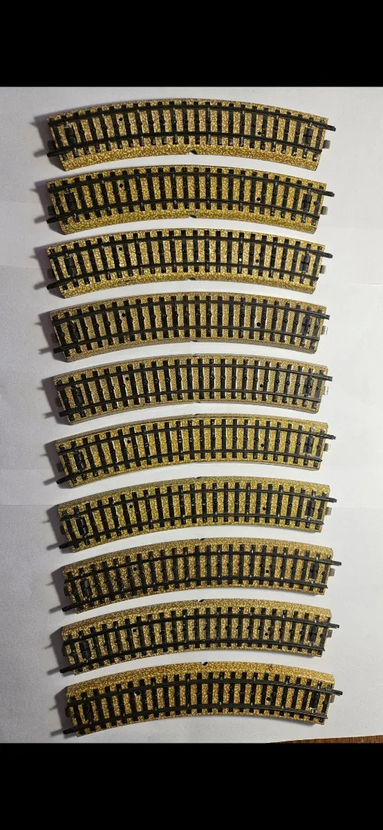 8 Vías Tren  CURVAS Electrotren = Märklin