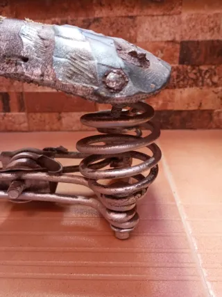 Sillín antiguo para bicicleta