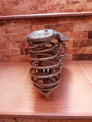 Sillín antiguo para bicicleta