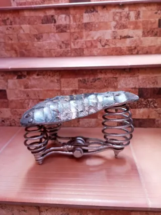 Sillín antiguo para bicicleta