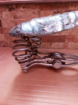 Sillín antiguo para bicicleta