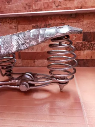 Sillín antiguo para bicicleta