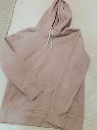 Sudadera Hollister Rosa Palo Talla XS