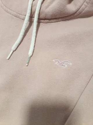 Sudadera Hollister Rosa Palo Talla XS