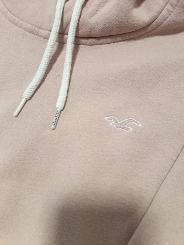 Sudadera Hollister Rosa Palo Talla XS