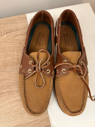 Nauticos Sebago Beige y Marron