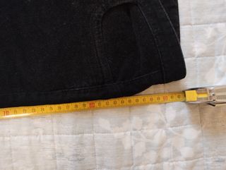 Pantaloni velluto a coste sottili neri