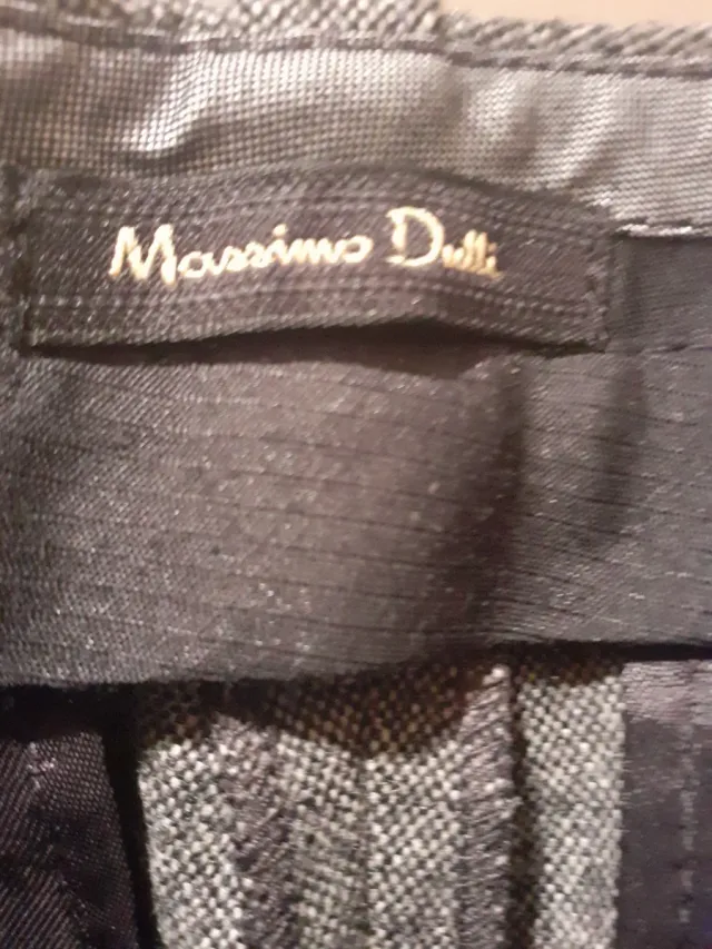 Pantalón de vestir gris mujer