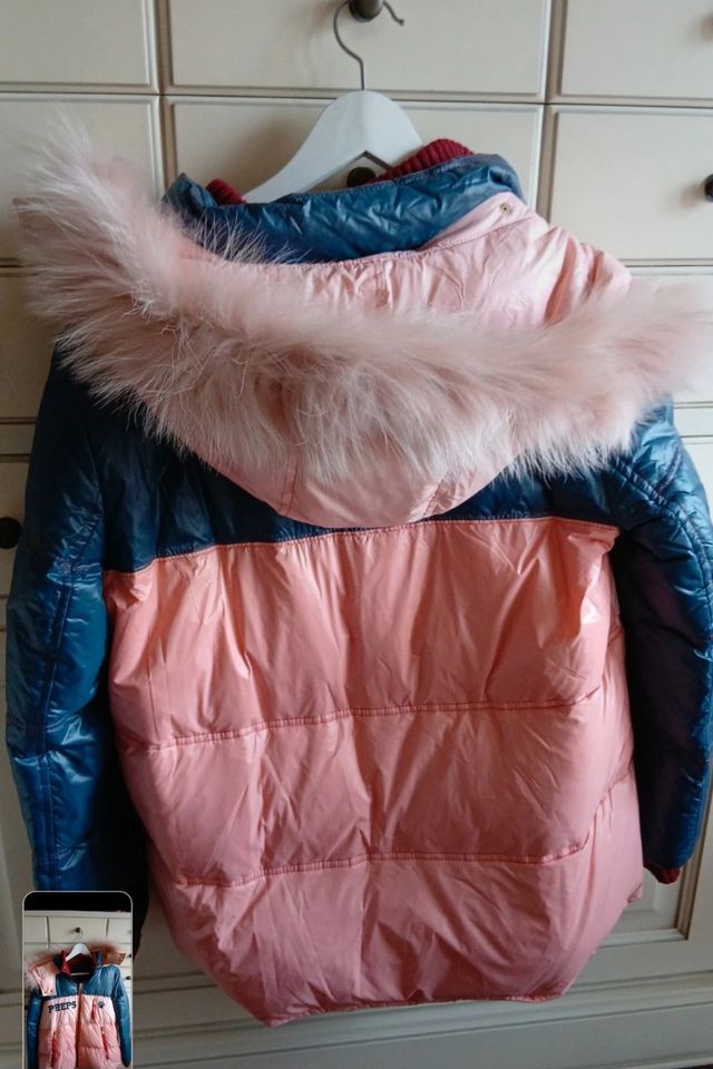 Plumifero Highly Preppy Azul y Rosa