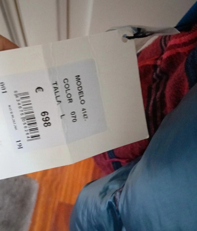 Plumifero Highly Preppy Azul y Rosa