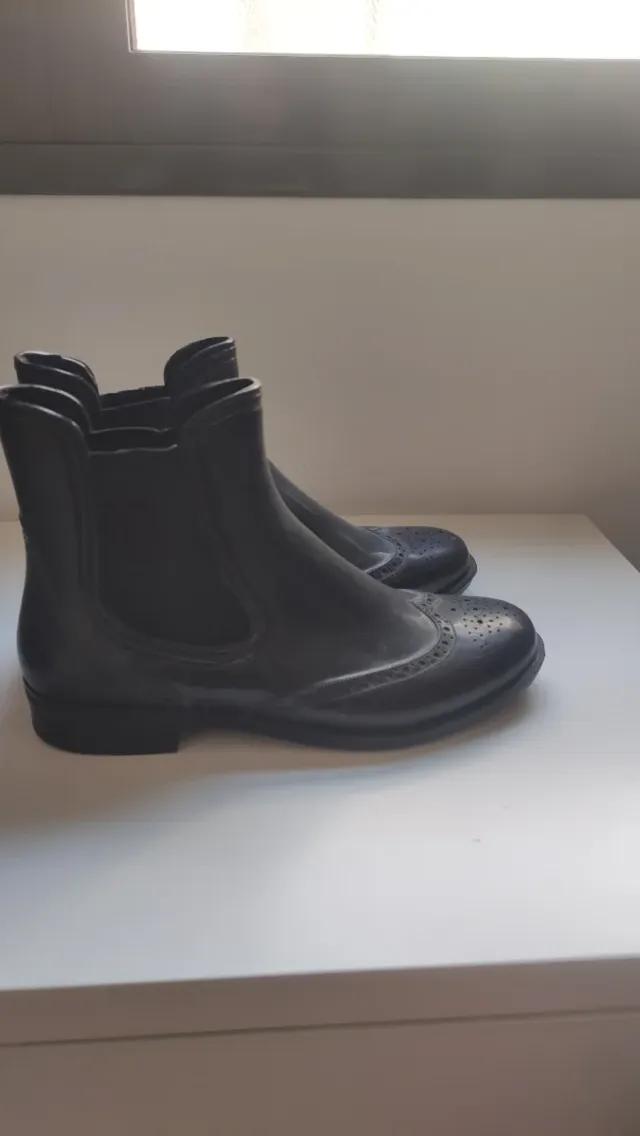 Botas de agua negras