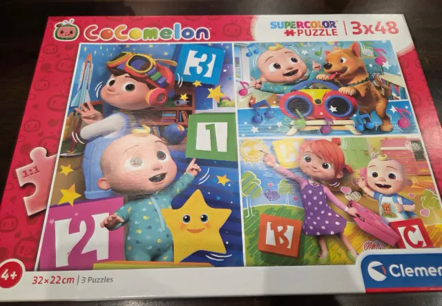 Puzzle Clementoni Cocomelon 3x48 piezas