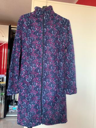 Vestaglia pile con cuori