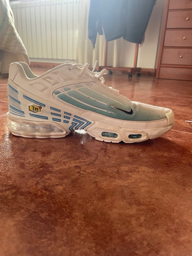 Nike TN Air Max Plus 3 Blanco/Celeste