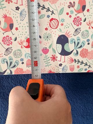 Carpeta/ Carpesano con diseño de pájaros y flores