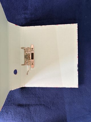 Carpeta/ Carpesano con diseño de pájaros y flores