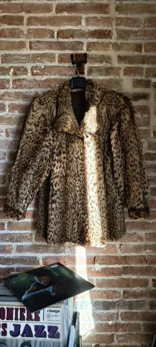 Abrigo Piel original años 80. Talla S/M