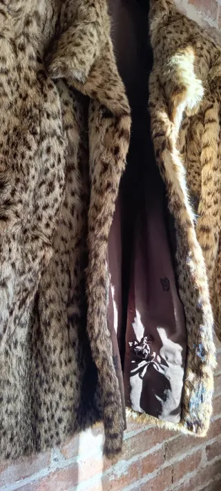 Abrigo Piel original años 80. Talla S/M