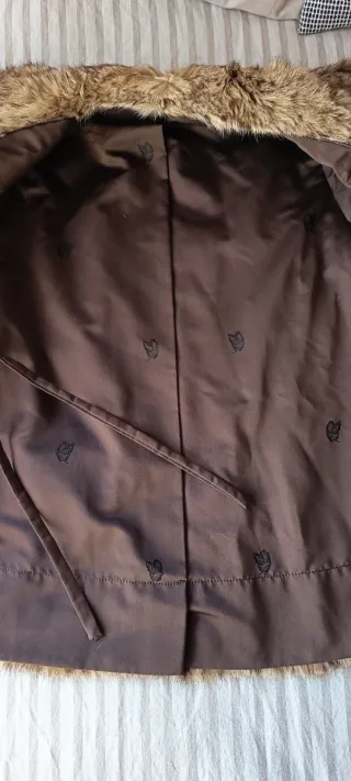 Abrigo Piel original años 80. Talla S/M