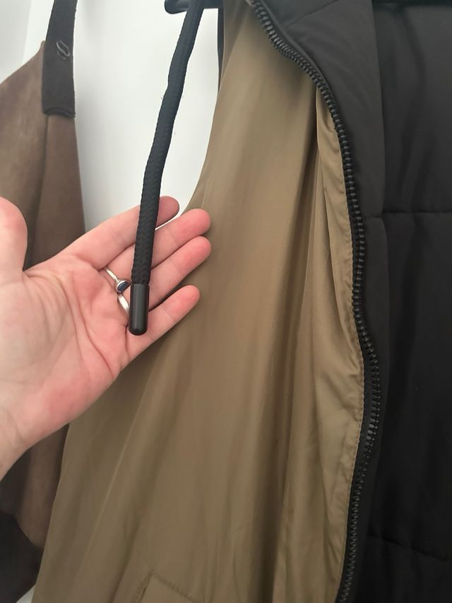 Chaleco largo reversible Zara Talla única