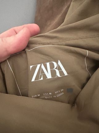 Chaleco largo reversible Zara Talla única