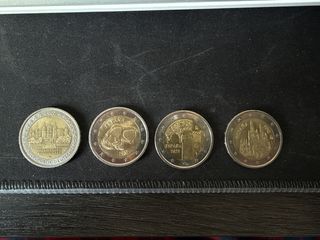 Lote 4 Monedas 2€ Conmemorativas