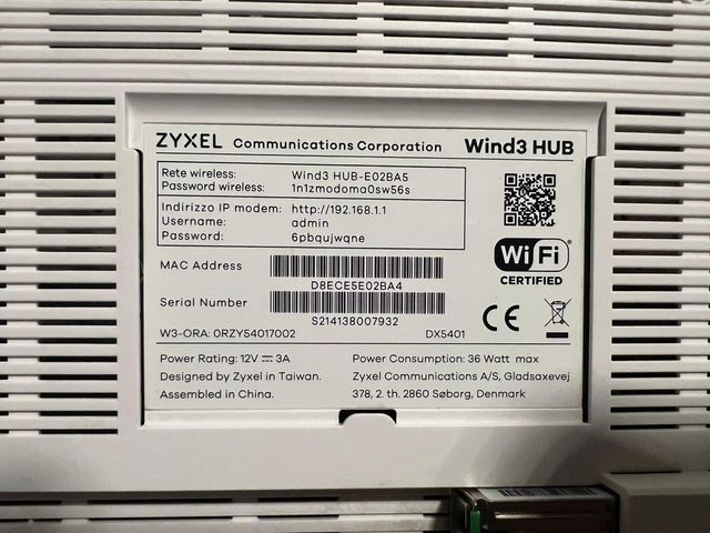 Modem Zyxel WindTre HUB VMG8825-T50K